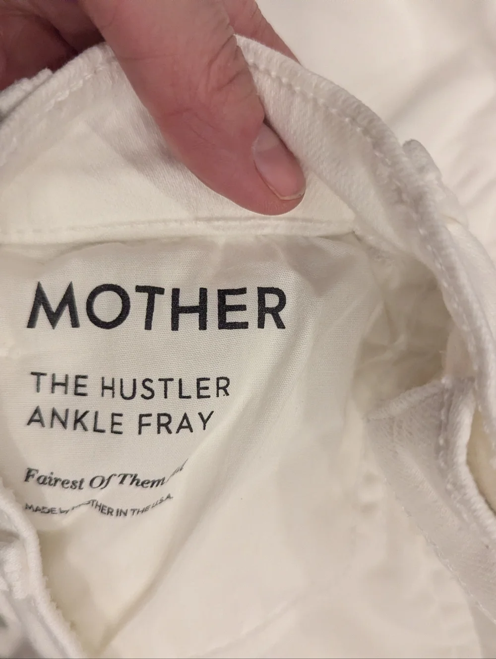 MOTHER The Hustler Ankle Fray In Fairest Of Them All Size 28 - Picture 6 of 8
